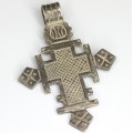 veche cruce coptica.pandant din argint. Etiopia